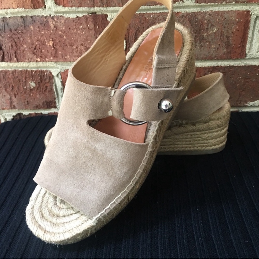 Rag and Bone espadrilles Arc Suede wedge  sandals with heel condition 😍